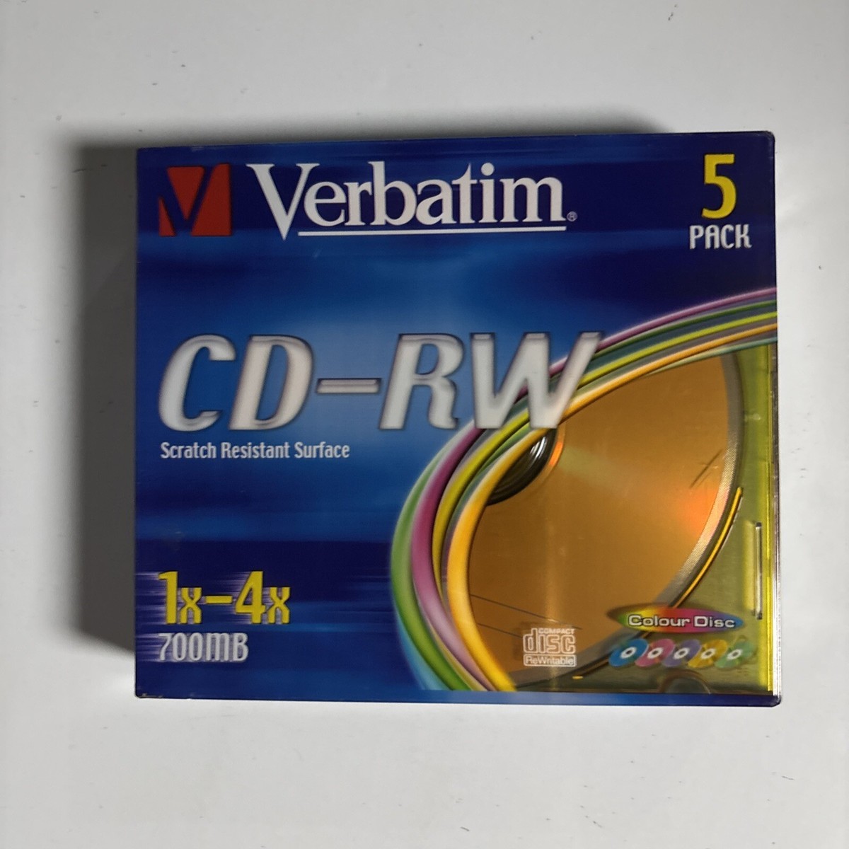 Verbatim CD-RW 700MB 4X-12X DataLifePlus With Color Branded - View #13