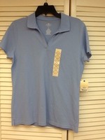Ss Pullover Casual V-neck Top, Baby Blue, Size M, St.johns Bay, Ss Pullover Casual V-neck Top, Baby Blue, Size M, St.johns Bay,