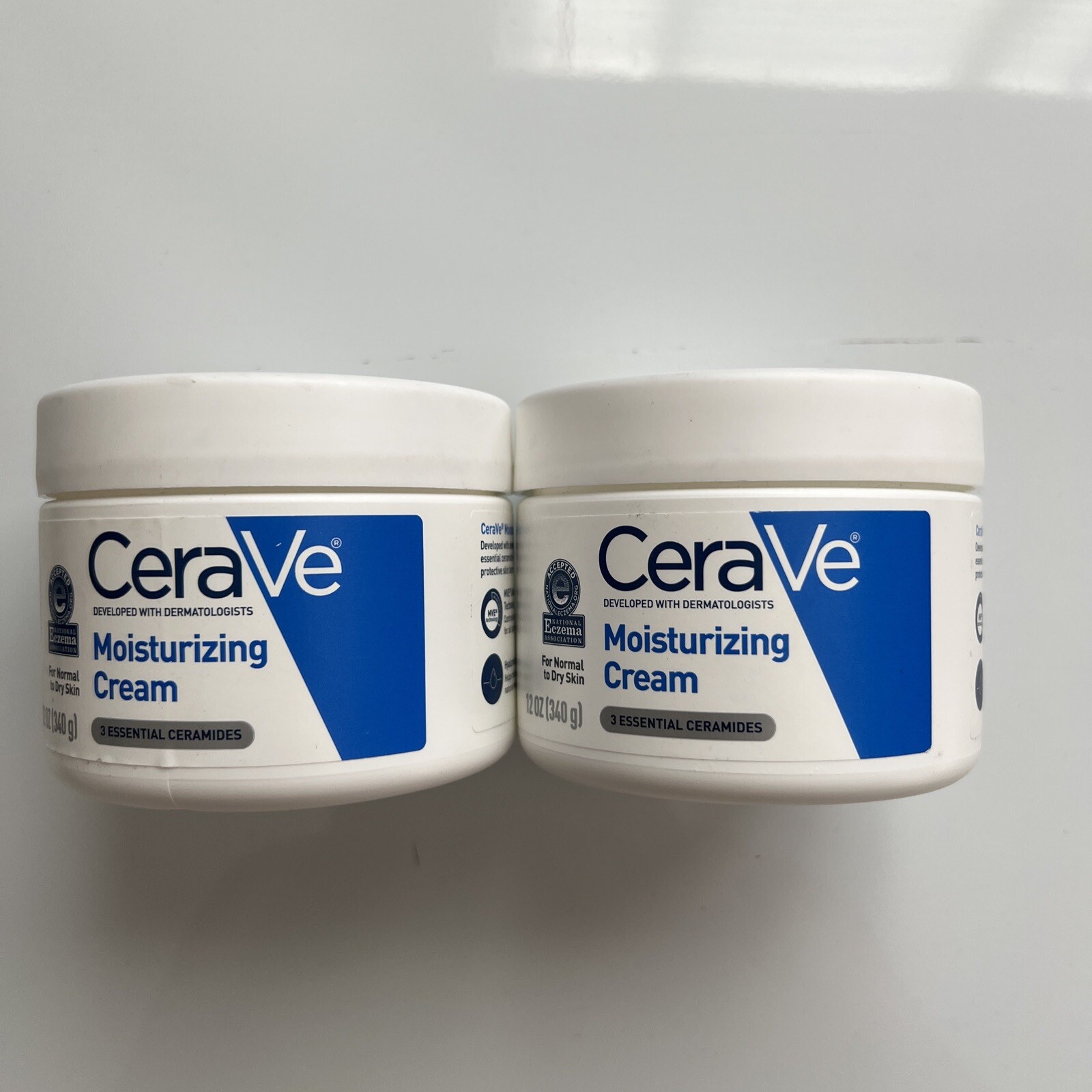 CeraVe Moisturizing Cream For Normal To Dry Skin 12 oz 2 Pack 3606000537729 eBay