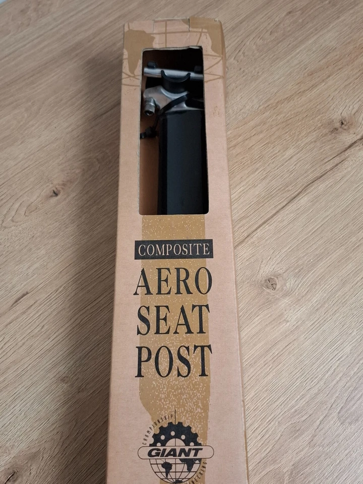 Запчасти для ретро-велосипеда новые в коробке новые из старых запасов гигантский подседельный штырь Aero углерод 27,2 мм × 260x295 L-360 мм - Изображение 2 из 4