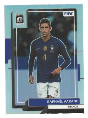 2024-25 Panini Donruss Soccer OPTIC Silver Prizm France Raphael Varane