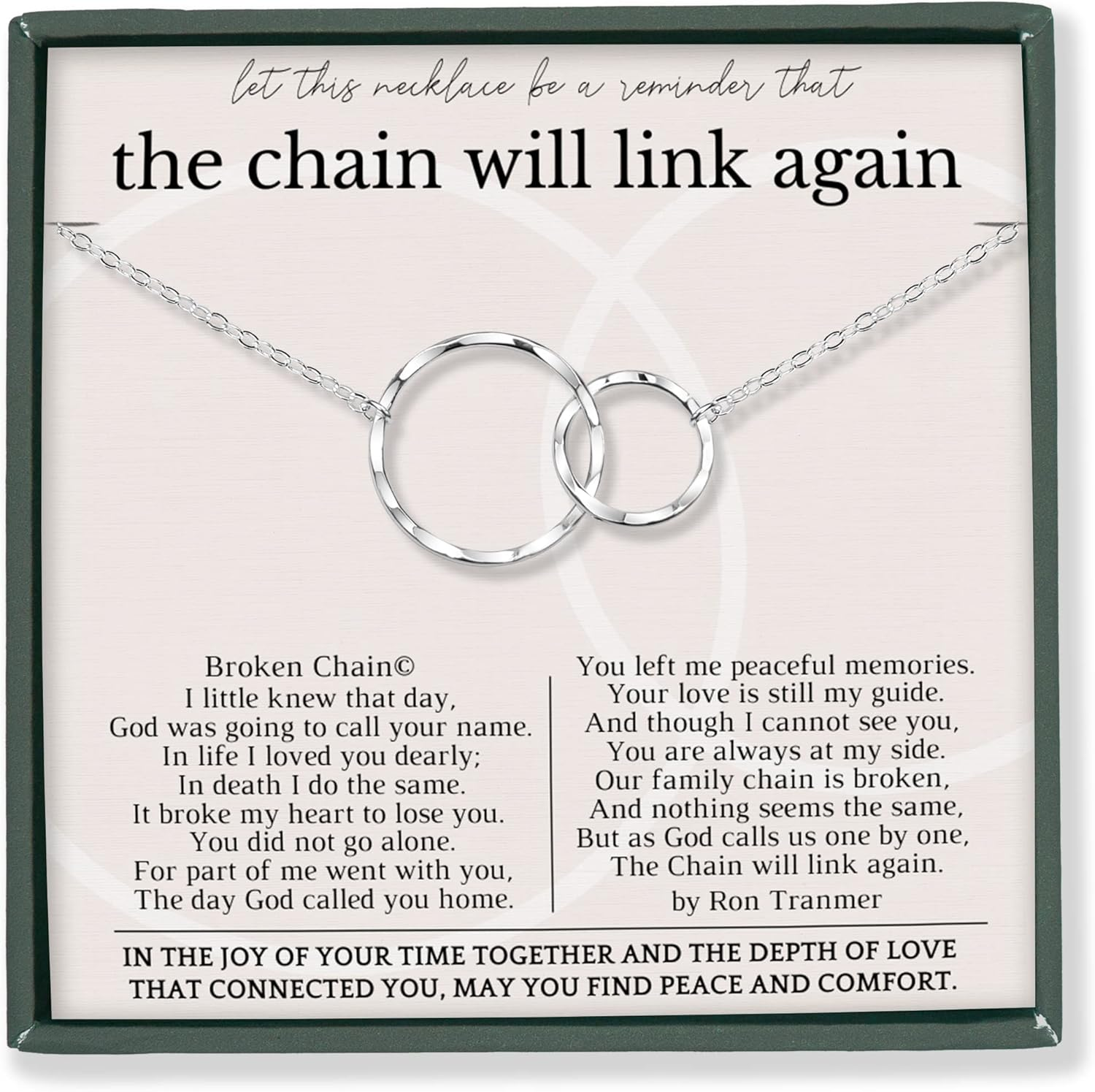 Sympathy Gift for Loss of Loved One – Memorial Neckalce – Bereavement Gift Idea