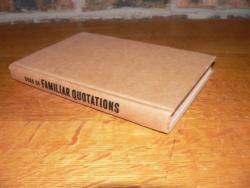 Vintage "Book of Familiar Quotations" 1963 Oppenheimer Publishing Hardcover Book - Picture 3 of 4