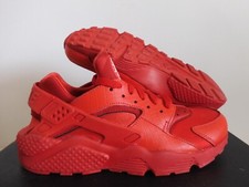WMNS NIKE AIR HUARACHE ID RED-RED-WHITE SZ 10 RARE 2016  777331-997 