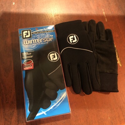 Paar Footjoy Wintersof Golfhandschuhe. Fleece gefüttert. Größe L. Klein. NEU