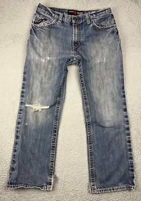 Ariat FR Cat 2 Low Rise M4 Boot Jeans Men's 32x30 Medium Wash ACTUAL 31x27