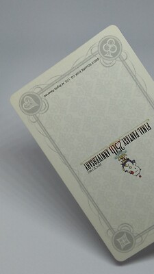 ファイナルファンタジー 25th ANNIVERSARY DECK Final Fantasy 25th Anniversary Playing Cards Diamond 6 Square Enix