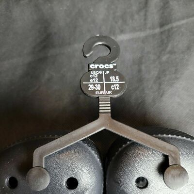 Crocs Baya Clogs Beach Sandals Black 10126-100 Youth Sz J3  display picture 3