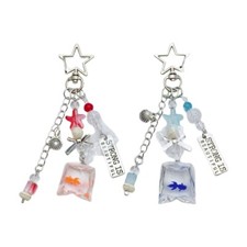 Cute Fish Pendant Bead Phone Lanyard Adornment Adds Style To Your Accessories