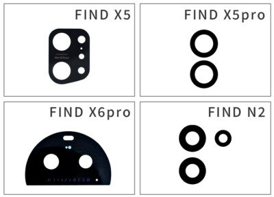 3pcs New Rear Back Camera Glass Lens Replacement For OPPO Find N2 X5 X6 Pro
