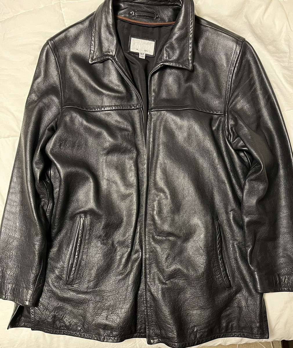 Wilsons Leather Thinsulate Lined Leather Jacket Men's Size XLT | eBay