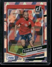 2023-24 Donruss #40 Fredrik Aursnes Cubic Norway Soccer Card