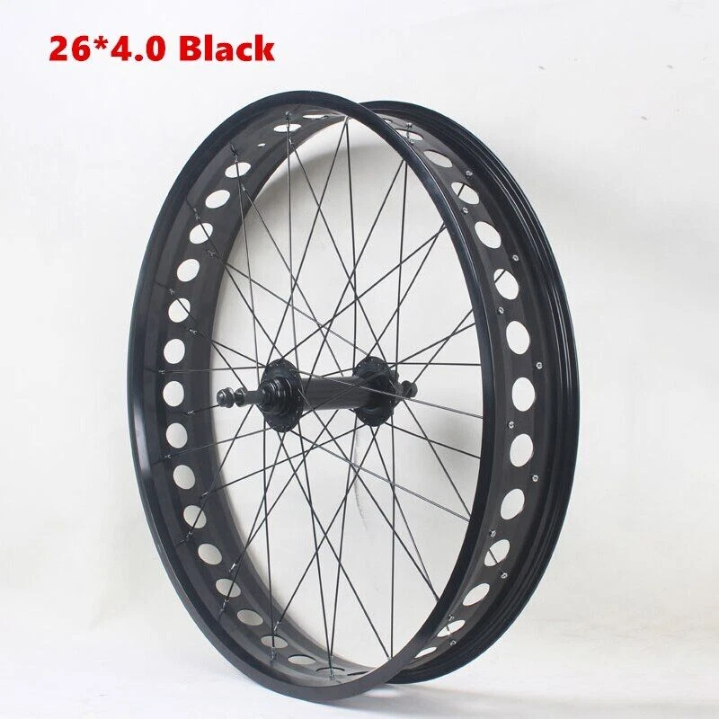 26X4.0 Snow Bike Wheel Fatbike Set 20 Inch Fat Bicycle Alloy Rims Disc Brake - Image 3 of 4