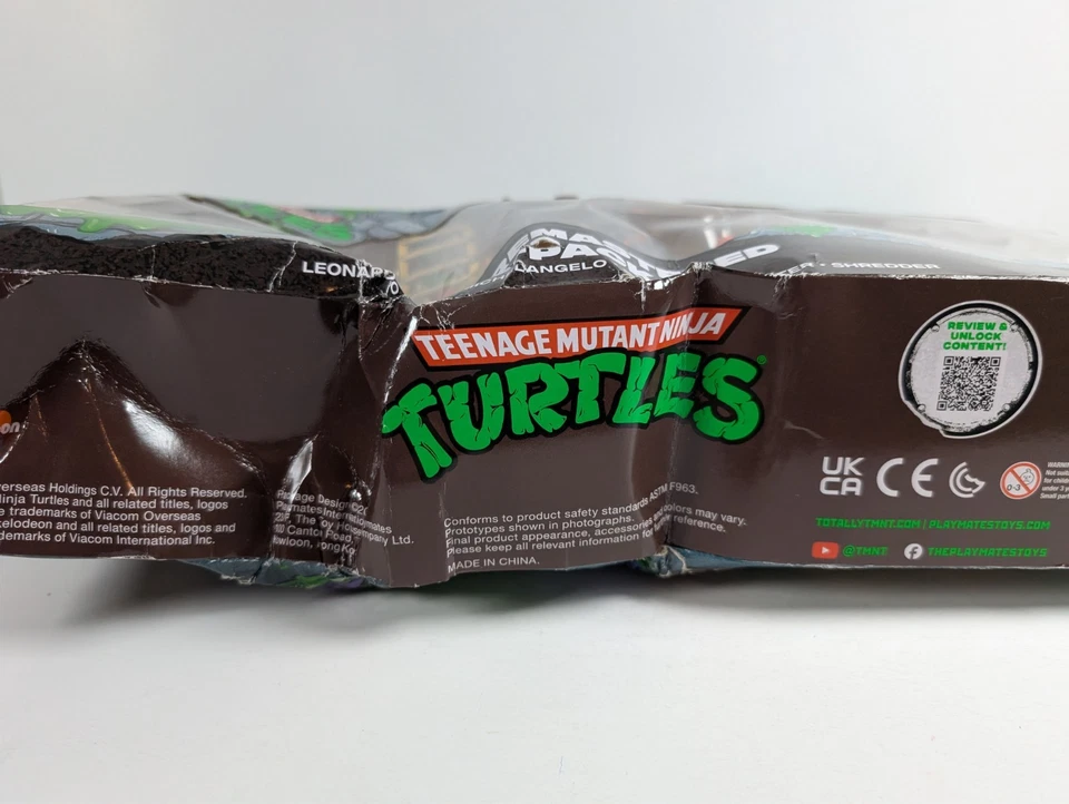 Teenage Mutant Ninja Turtles TMNT 1988 REMASTERED 6 FIGURE PACK New -Box Crushed - Image 4 of 4
