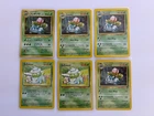 Vintage Bulbasaur and Ivysaur Pokemon TCG Card Lot (6) Legendary, Base Set 2 +