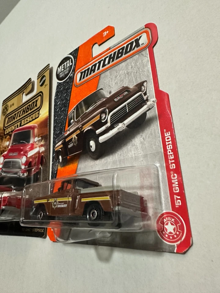 MATCHBOX '57 GMC Stepside - County Rescue - Canyon & Sheriff - Lot - Image 2 of 4