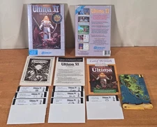 Ultima VI False Prophet IBM PC Big Box Game 5.25" Cloth Map No Gemstone 1990