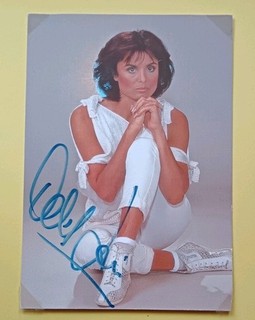 Daliah Lavi handsignierte Autogrammkarte Sängerin Schlager Chanson