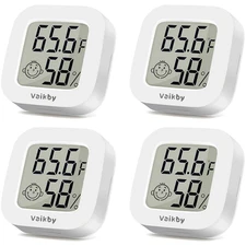 Indoor Thermometer 4Pack, Humidity Gauge Meter Digital Hygrometer Room Thermomet