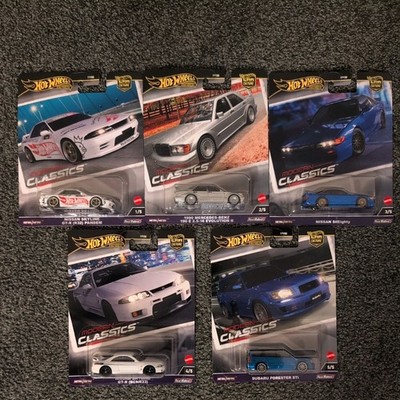 Hot Wheels Car Culture Modern Classics Set, 5 Autos, Maßstab 1:64