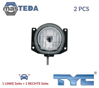 19-5041-15-2 NEBELSCHEINWERFER PAAR SET TYC 2PCS FÜR PEUGEOT BIPPER 1.3L,1.4L