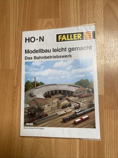 Faller Heft Modellbau leicht gemacht • Das Bahnbetriebswerk 190844