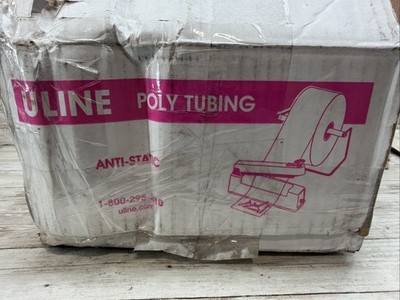 Uline S-1536 Pink Anti-Static Poly Tubing 6''W Partial Roll +/- 500ft 4 mil