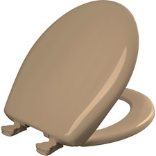 Bemis 200SLOWT Classic Colors Round Closed-Front Toilet Seat and - Sand
