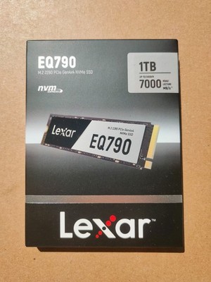 1TB M.2 NVMe SSD Speicher Lexar EQ790 PCIe Gen4x4 Festplatte - Neu in OVP