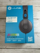 Blue JLab JBuddies Studio 2 Kids On-Ear Kids Wired Headphones w/ Mic - NEW !!!