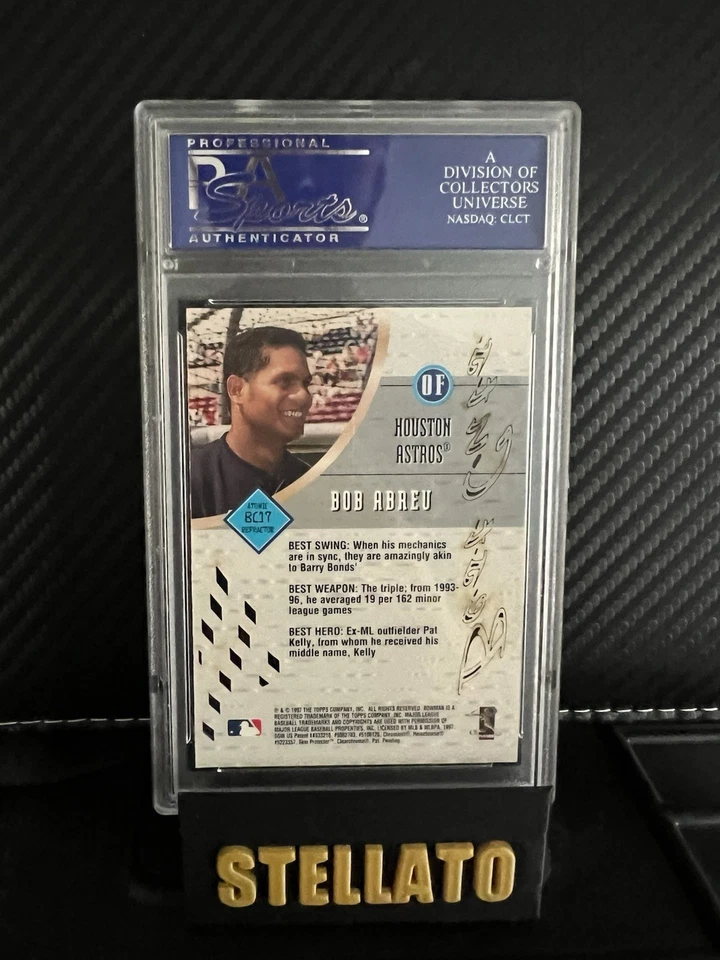 1997 年 Bowman’s Best Cut Bob Abreu 原子折射器完好 9! 罕见 — 第 2/2 张图片