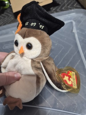 Beanie Babies Wise The Owl Toy - 1998