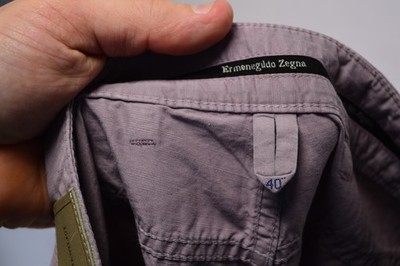NWT Ermenegildo Zegna Mauve Purple Jeans Pants Cotton Linen Size