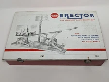 A.C. GILBERT ERECTOR SET 10201 Rocket Launcher, Sold As Is