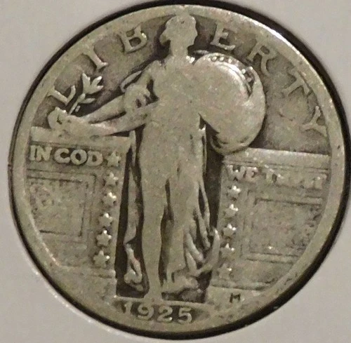 Silver Quarter - Standing Liberty - 1925 [801]