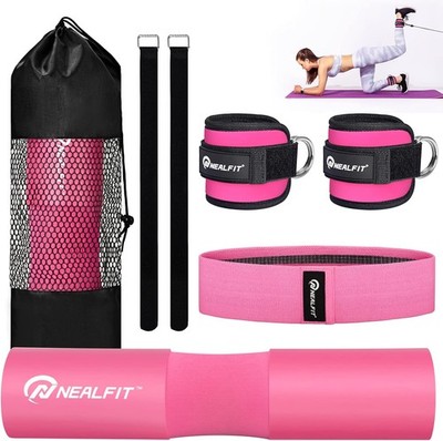 Barbell Pad Set for Squats, Lunges and Hip Thrusts, Neck & Shoulder Protective