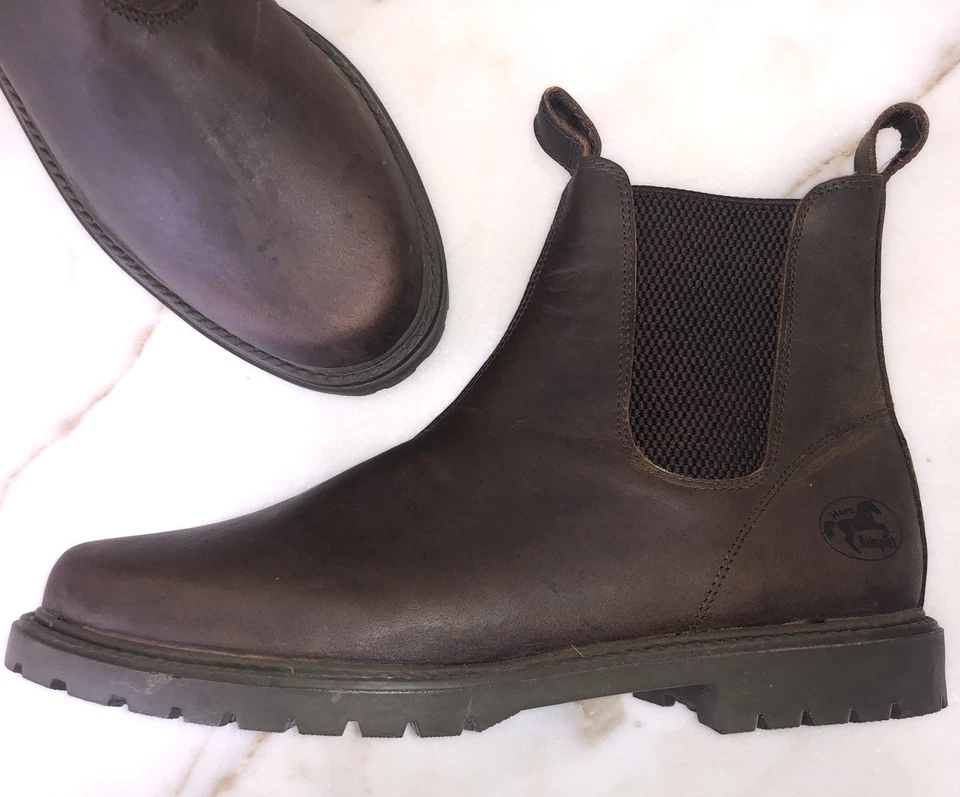 Reitstiefeletten HERO Reitsport Leder braun Fettleder Gr. 43 NEU %%% UVP139€ TOP