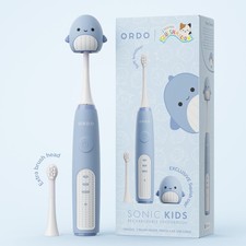 Ordo Kids Rechargeable Sonic Toothbrush - Squishmallows Samir - Blue