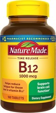 Lot of 4 Nature Made B-12 Vitamin 1000mcg Time Release 160 Tablets EXP 2/27