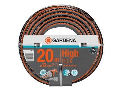 Gardena 18063-20 20m On Ground Grey Orange Rubber Tubes Only 30 bar 1.3