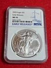 2020 Eagle S$1 - Early Releases - MS 70 NGC - 1 Ounce Silver