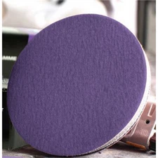 USC ABRASIVES Purple Premium 991311 Sanding Disc, 6 in Dia, P220 Grit, Film Back
