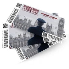 My Chemical Romance Ticket 2026 Gift For MCR Fans Long Live The Black Parade