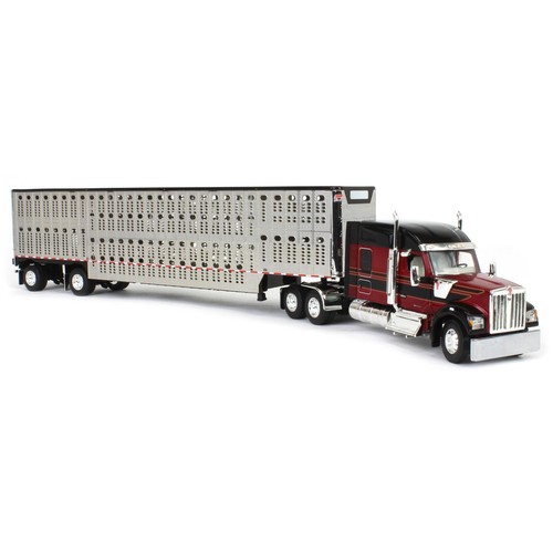 First Gear DCP 1/64 Kenworth W990 Wilson Silverstar Livestock Trailer 60-1901 - Picture 2 of 5