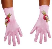 Aurora Gloves Disney Princess Fancy Dress Up Halloween Child Costume Accessory