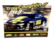 2025 TROY COUGHLIN JR REVERSE JEG'S SCHEME NHRA PRO STOCK NEW @ INDY POSTCARD