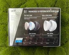 "TAYLOR MADE" TP5X GOLF BALLS (1 DOZEN-NEW)