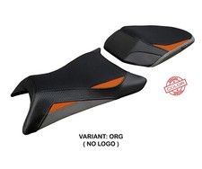 Seat saddle cover Mora Orange - Gray ORG Tpz compatible KTM 390 DUKE 2024 2026