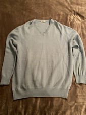 Valentino Herren Shirt Wolle XL hellblau