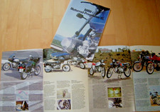 2x  Prospekt BMW Motorrad Programm 1980 1981 ...